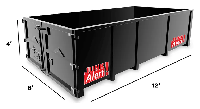 10 yard roll-off bin with dimensions