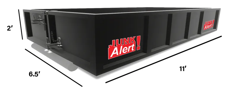 5 yard roll-off bin with dimensions