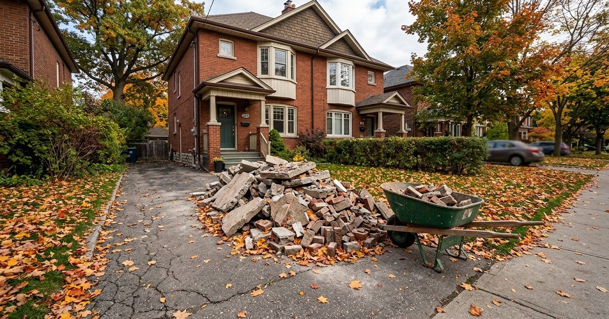 Concrete and Brick Removal in Toronto: Haul-Away or Fill Bin?