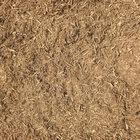 Cedar mulch close-up