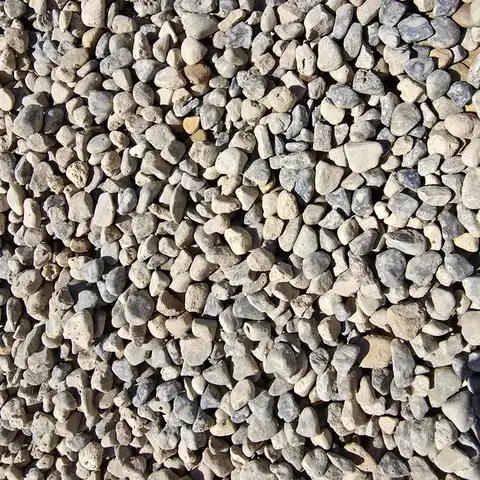 3/8" pea gravel close-up