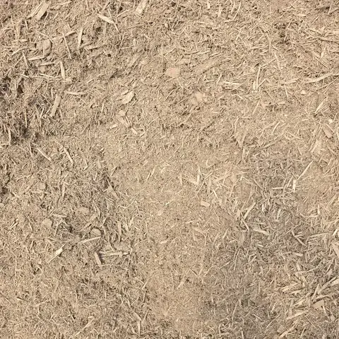 Pine mulch close-up
